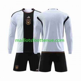 Maillot/Tenue Allemagne Enfant Domicile Coupe du monde 2022 Manche Longue